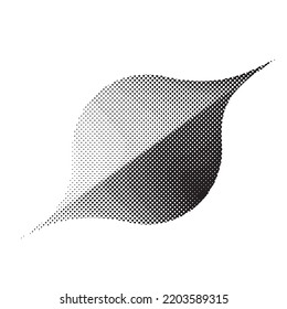 Aesthetic dotted design element. Bauhaus poster . Modern art .Abstract composition . Dots in perspective. Halftone dots texture effect .Contemporary vector design