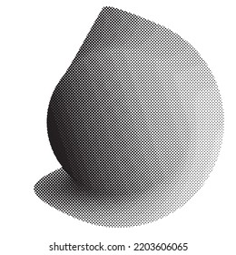 Aesthetic dotted design element. Bauhaus poster . Modern art .Abstract composition . Dots in perspective. Halftone dots texture effect .Contemporary vector design 