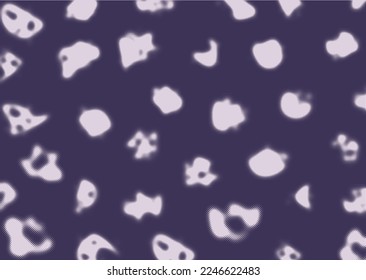 Diseño estético de puntos. Afiche de tono Duo . Arte moderno. Composición abstracta. Fondo de medio tono. Efecto de textura de puntos de semitono .Diseño vectorial contemporáneo