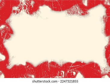Diseño estético de puntos. Afiche de tono Duo . Arte moderno. Composición abstracta. Fondo de medio tono. Efecto de textura de puntos de semitono .Diseño vectorial contemporáneo