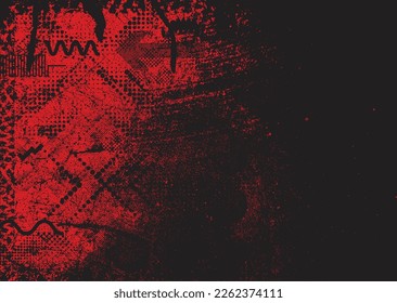 Diseño estético de puntos. Afiche de tono Duo . Arte moderno. Composición abstracta. Fondo de medio tono. Efecto de textura de puntos de semitono .Diseño vectorial contemporáneo