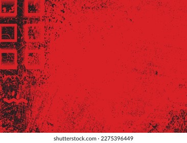 Aesthetic dotted design element. Duo tone poster . Modern art .Abstract composition . Half tone background. Halftone dots texture effect .Contemporary vector design