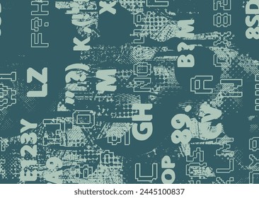 Aesthetic dotted design element. Duo tone poster . Modern art .Abstract composition . Half tone background. Halftone dots texture effect .Contemporary vector design