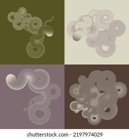 Aesthetic dotted design element. . Modern art .Abstract composition . Dots in perspective. Halftone dots texture effect .Contemporary vector design 