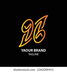 aesthetic and elegant, classy and brand logo