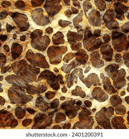 aesthetic feature pattern suitable from wild animal hide to uniform