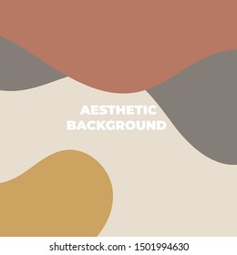 Aesthetic feminism abstract background vector