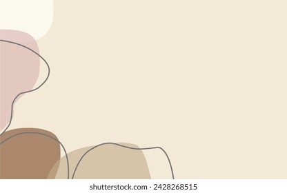 Aesthetic floral pastel abstract background 