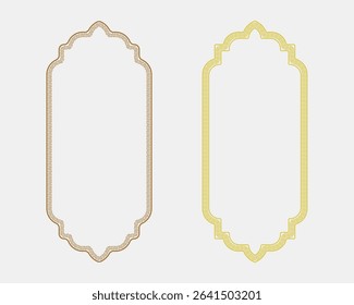 Aesthetic floral and plant frame design set for decorative border art, text box design, and packaging or poster covers