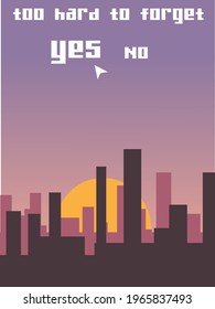 Aesthetic game poster suitable for room decoration.