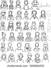 aesthetic girl illustration, line vector, vector illustration for t-shirt, print graphic style slogan design