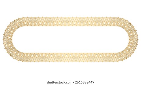 Aesthetic gold islamic mosque gate frame