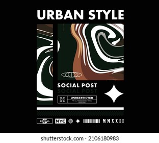 Aesthetic Graphic Design for T shirt  Street Wear and Urban Style
