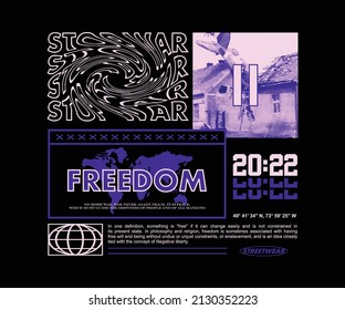 Aesthetic Graphic Design for T shirt  Street Wear and Urban Style