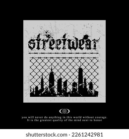 Aesthetic Graphic Design for T shirt Streetwear and Urban Style