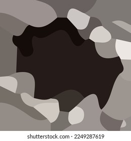 Fondo estético gris abstracto con área de copia. Adecuado para afiches y pancartas