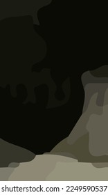 Aesthetic gray abstract background with copy space area. Suitable for poster and banner