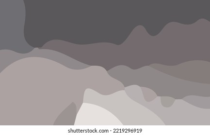 Fondo estético gris abstracto. Diversas formas y composición única. Adecuado para afiches y pancartas