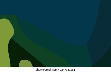 Fondo abstracto verde estético con área de copia. Adecuado para afiches y pancartas