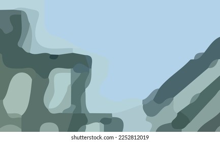 Aesthetic green abstract background with copy space area. Suitable for poster and banner