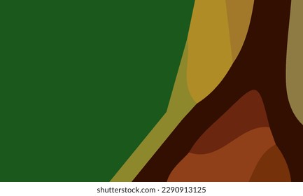 Aesthetic green abstract background with copy space area. Suitable for poster and banner
