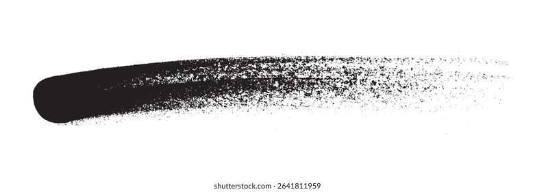 Aesthetic grunge brush stroke element design