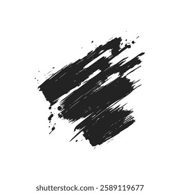 Aesthetic Grunge Brush Strokes Vector Art