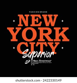  Aesthetic illustration of brooklyn new york city Streetwear t shirt design, vector graphic, typographic poster or tshirts street wear and Urban style