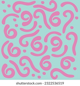Aesthetic Illustration Pattern Vector Green