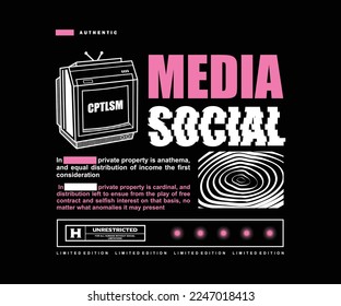 Aesthetic illustration of Streetwear t shirt design, vector graphic, typographic poster or tshirts street wear and Urban style