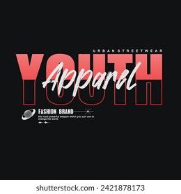 Aesthetic illustration of Streetwear t shirt design, vector graphic, typographic poster or tshirts street wear and Urban style