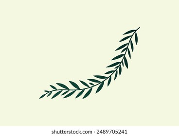 aesthetic leaf designs on green color