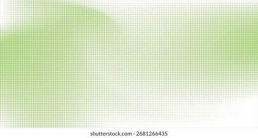 Luz Estética Verde vetor moderno círculo geométrico abstrato fundo. Modelo de textura pontilhada. Padrão geométrico em estilo de meio-tom com gradiente.Eps 10