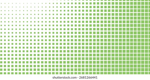 Ästhetische hellgrüne Vektor moderne geometrische Kreis abstrakten Hintergrund. Gestrichelte Texturvorlage. Geometrisches Muster im Halbtonstil mit Farbverlauf.Eps 10