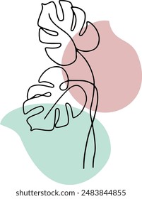 Ästhetische Line Art Vektorgrafik.Vektorillustration Grafiken für Print T-Shirt, Bekleidung, Hintergrund, Poster, Banner, Postkarte und / oder Social Media-Inhalte.
