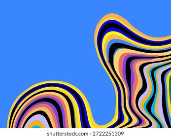 aesthetic liquid abstrck gradient background with dynamic shape