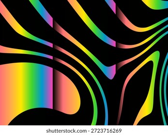 aesthetic liquid abstrck gradient background with dynamic shape