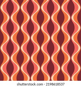 Aesthetic mid century printable seamless pattern with retro design. Decorative 50`s, 60's, 70's style Vintage modern background in minimalist mid century style for fabric, wallpaper or wrapping svg