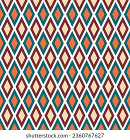 Aesthetic mid century printable seamless pattern with retro design. Decorative 50`s, 60's, 70's style Vintage modern background in minimalist mid century style for fabric, wallpaper or wrapping eps 10