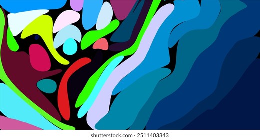 Fundo de cor mista estética, fundo de cor aleatório abstrato, textura de cor abstrata, brincando com a cor, estilo psicodélico