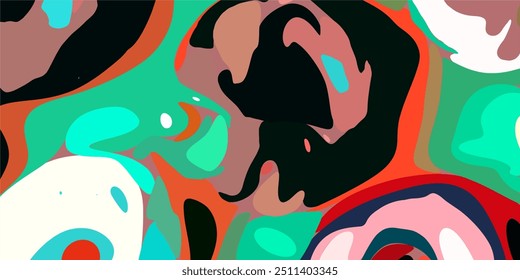 Fundo de cor mista estética, fundo de cor aleatório abstrato, textura de cor abstrata, brincando com a cor, estilo psicodélico