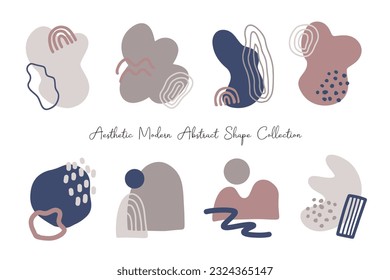 Aesthetic Modern Abstract Shape Collection