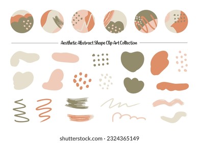Aesthetic Modern Abstract Shape Collection