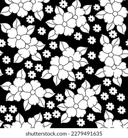 Aesthetic modern printable seamless pattern with abstract minimal elegant flower.Get inspired with our poster perfect for your wall at home, work, kids' room, or for entrepreneurs.
