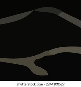 Aesthetic monochrome abstract background with copy space area. Suitable for poster and banner