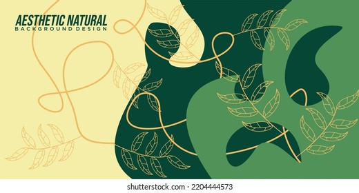 Aesthetic natural background design. Beautiful and minimalistic color background.
