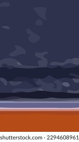 Aesthetic navy abstract background with copy space area. Suitable for poster and banner