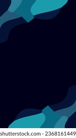 Aesthetic navy abstract background with copy space area. Suitable for poster and banner