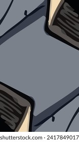 Aesthetic navy abstract background with copy space area. Suitable for poster and banner