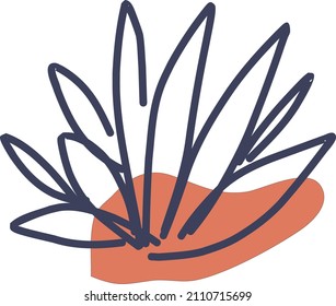 forma abstracta orgánica estética en vector